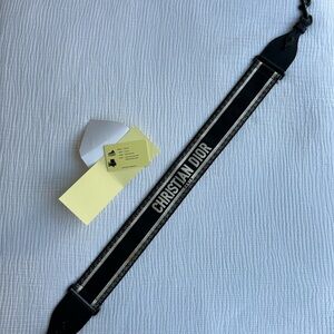 Dior Black and White Bag Strap